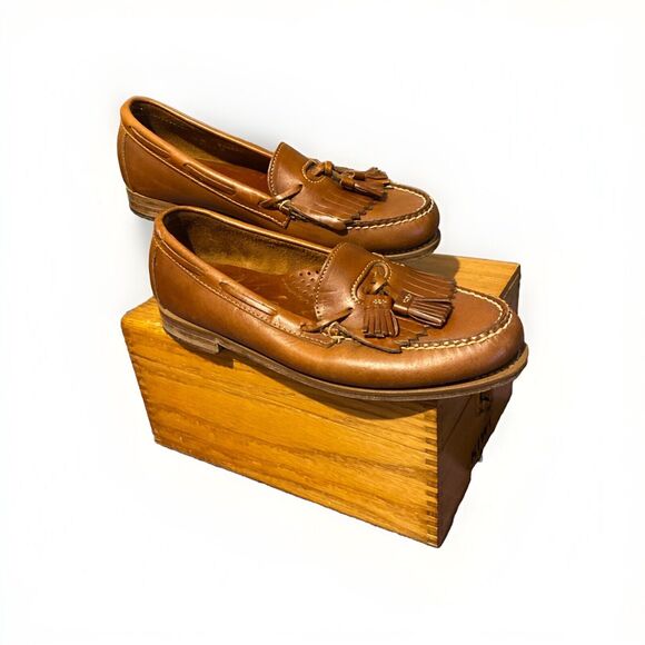 Dexter‎ Men's Tassel Loafers Leather Shoes 950820 P505-5 Size 9m - Picture 1 of 10